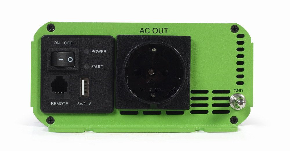 EAN 8716309124065 - EnerGenie EG-PWC-PS1000-01 adaptador e inversor de corriente Auto 1000 W Negro, Verde imagen 5