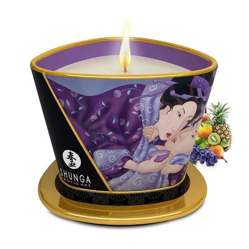 Shunga Vela De Masaje Frutos Exóticos