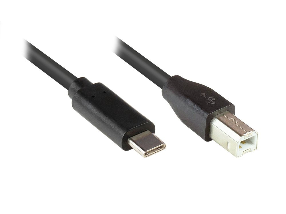 EAN 4014619708338 - Alcasa 2510-CB005 cable USB USB 2.0 0,5 m USB C USB B Negro imagen 1
