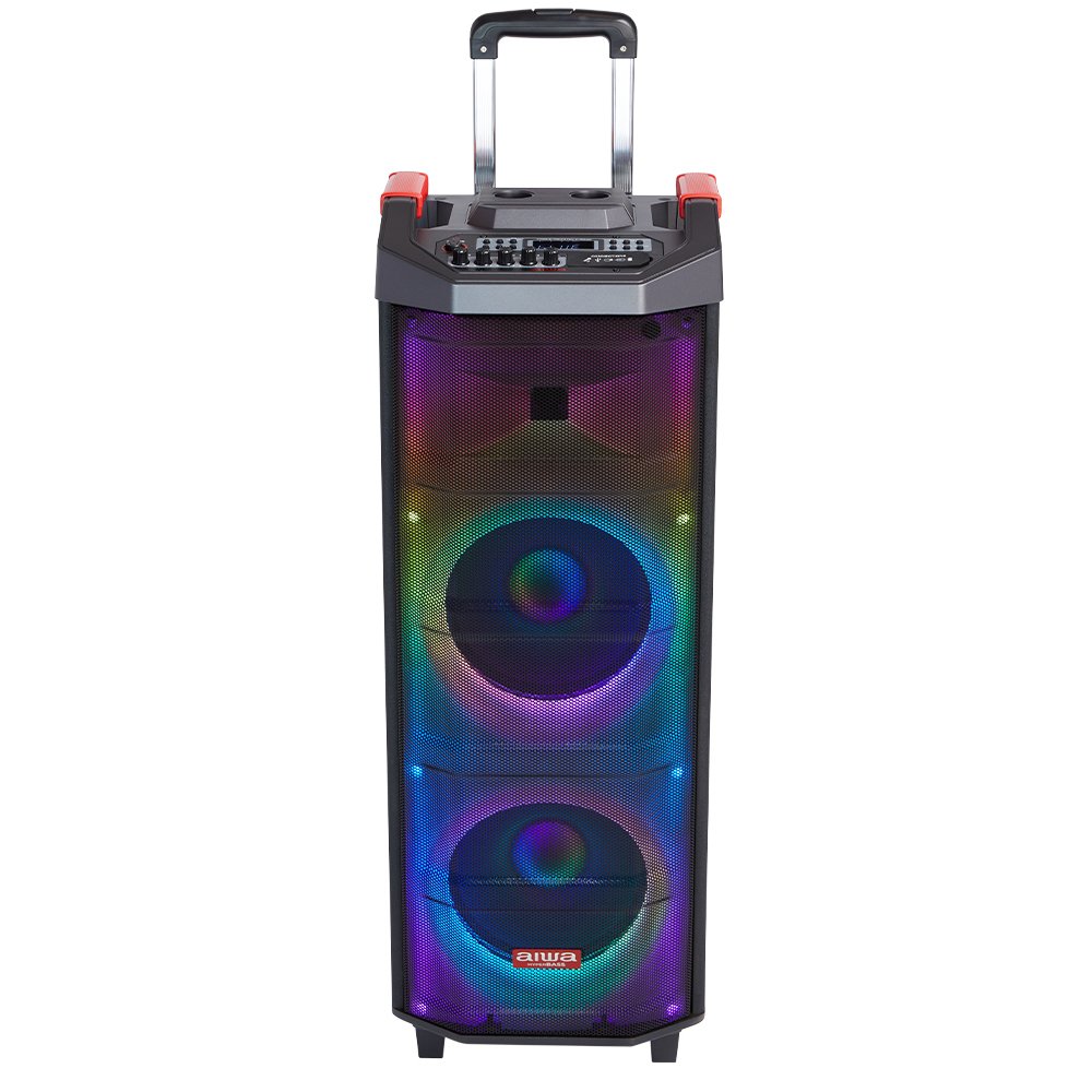 Altavoz Trolley Aiwa Kbtus 710 90w Rms Con Karaoke