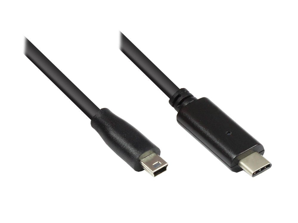Good Connections Usb2.0 Cable C-Mini B5pol. Schw. 1,8m