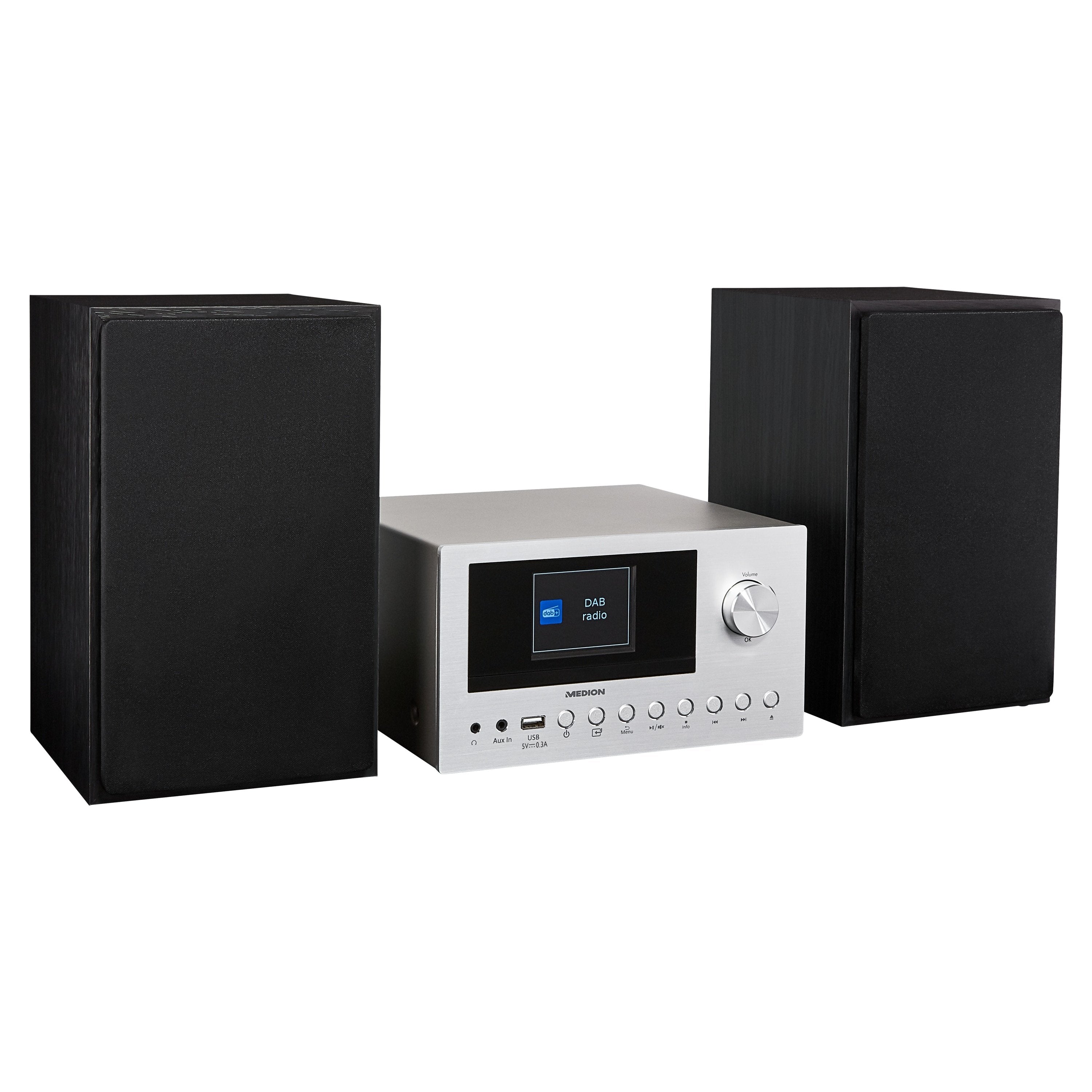 Medion Life P85003 Micro-Audio-System Silber