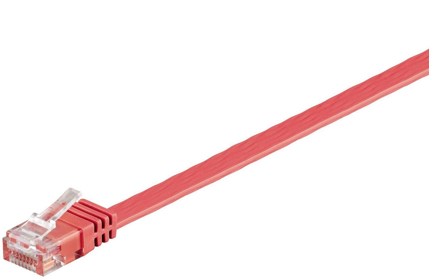 EAN 5704327885474 - Microconnect V-UTP601R-FLAT cable de red Rojo 1 m Cat6 U/UTP (UTP) imagen 1