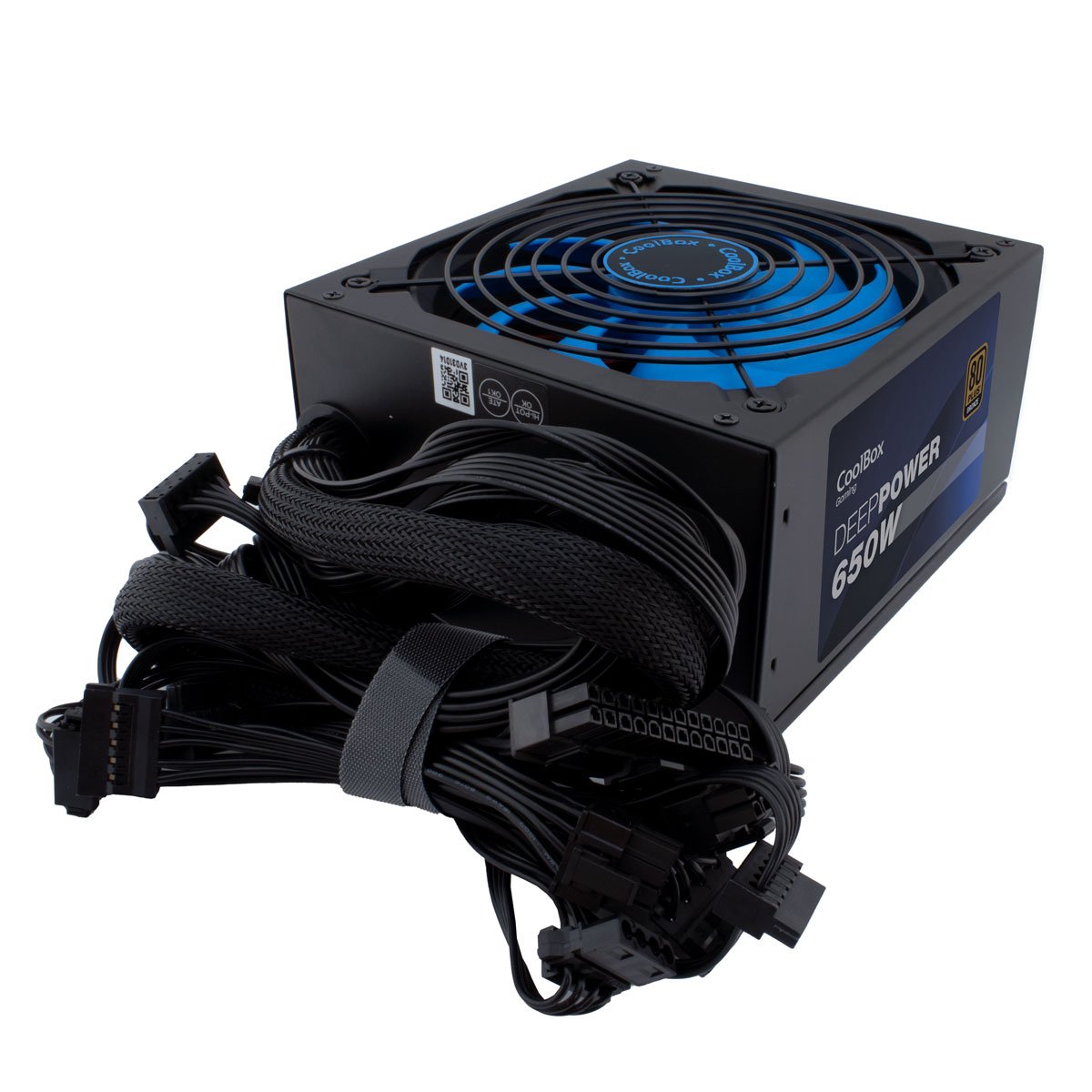 EAN 8436556145339 - CoolBox DeepPower BR-650 unidad de fuente de alimentación 650 W 20+4 pin ATX Negro imagen 5