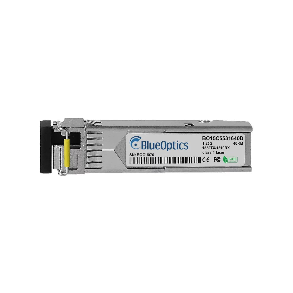 Blueoptics Extreme Networks Mgbic-Bx40-D-En Blueoptics Bo15c5531640d Sfp Transceiver, Lc-Simplex, 1000base-Bx-D, Singlemode Fiber, Tx1550nm/Rx1310nm, 40km