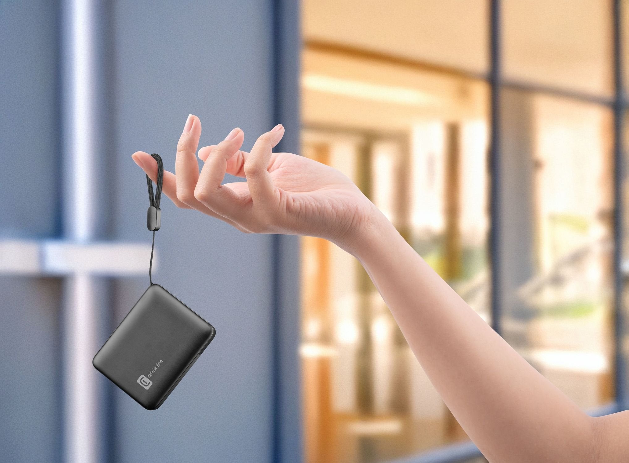 Cellularline Powerbank Telco 10000mah Lcd Fast 20w 2 Usb-C/ 1 Usb-A