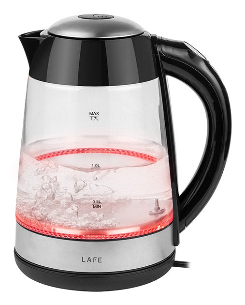 EAN 5907512866450 - Lafe LAFCZA46806 tetera eléctrica 1,7 L 2200 W Transparente, Negro imagen 2