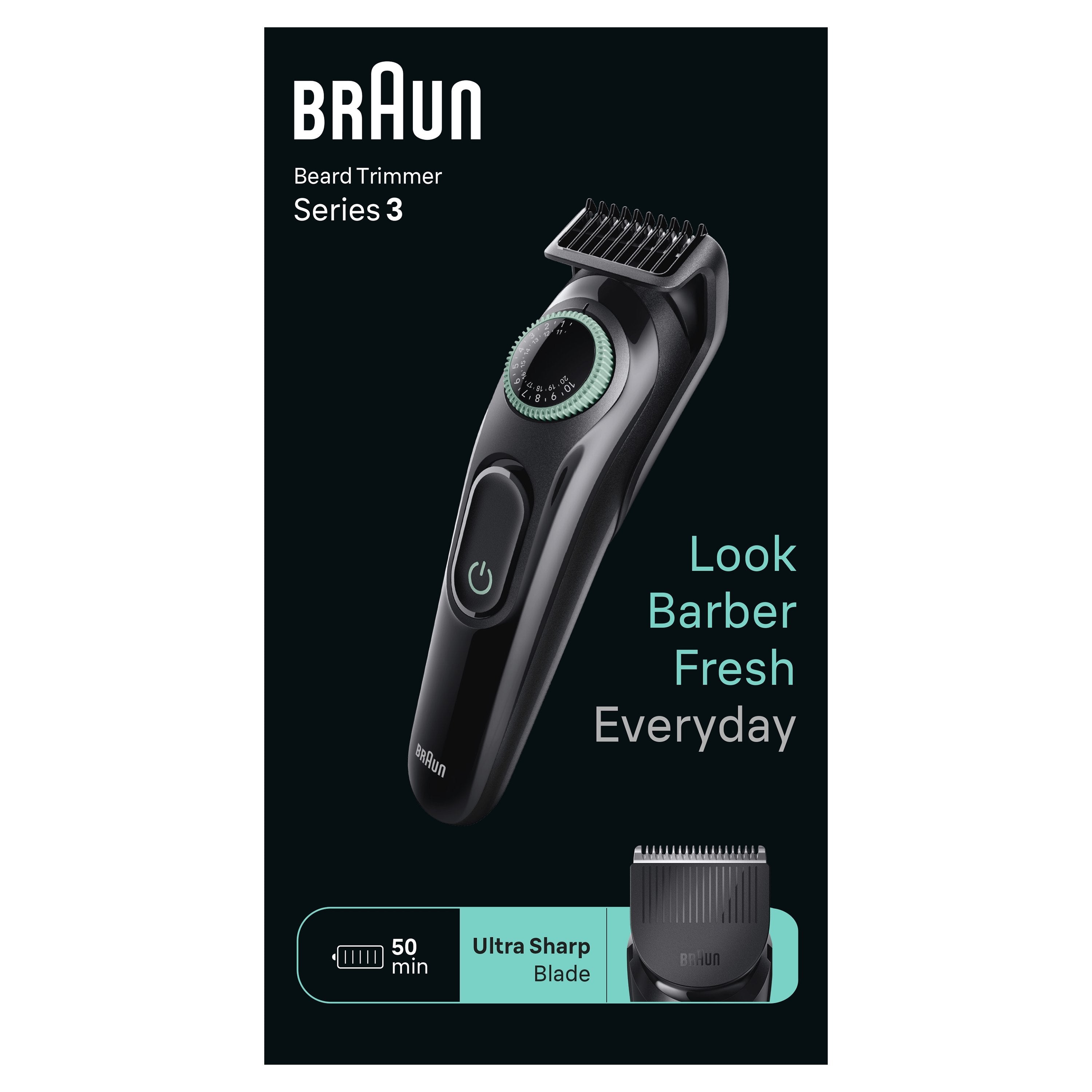 Barbero Cortapelos Braun Bt3411 Beard Trimmer