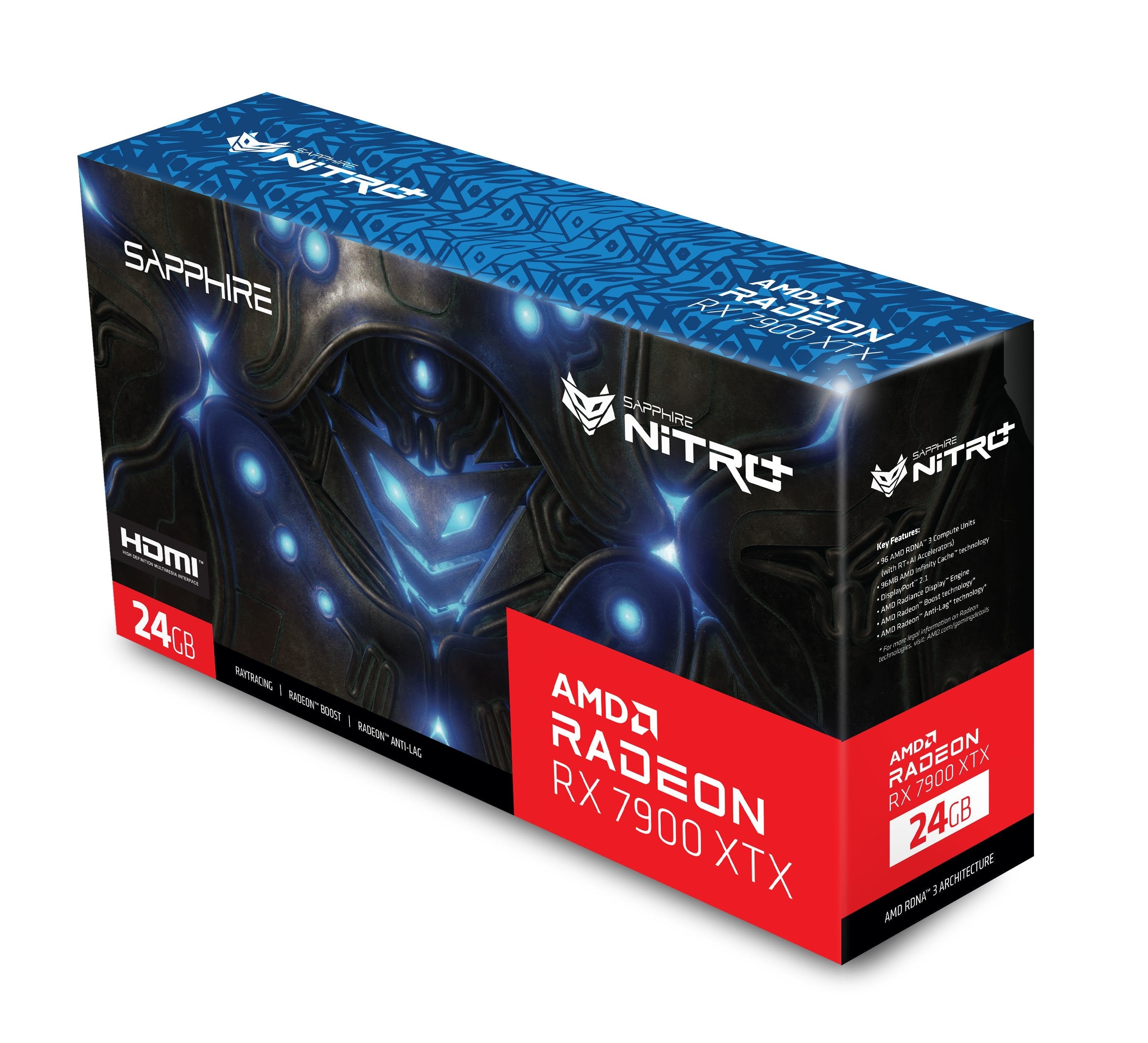 Sapphire Nitro+ Radeon Rx 7900 Xtx Gaming Oc Vapor-X 24gb Gddr6