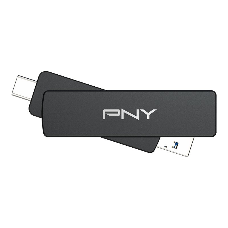 Stick Usb Flash 2 Tb - Pny Otg Duo Link V3 - Type-A Type-C