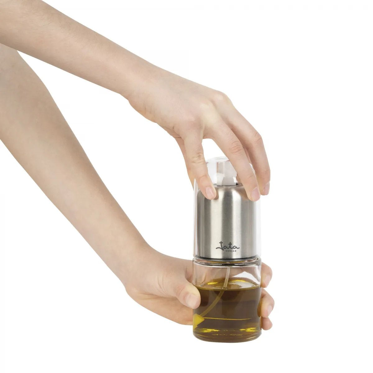 EAN 8436584384397 - JATA HACC4539 dispensador de aceite/vinagre 0,15 L Botella Vidrio, Acero inoxidable Acero, Transparente imagen 6