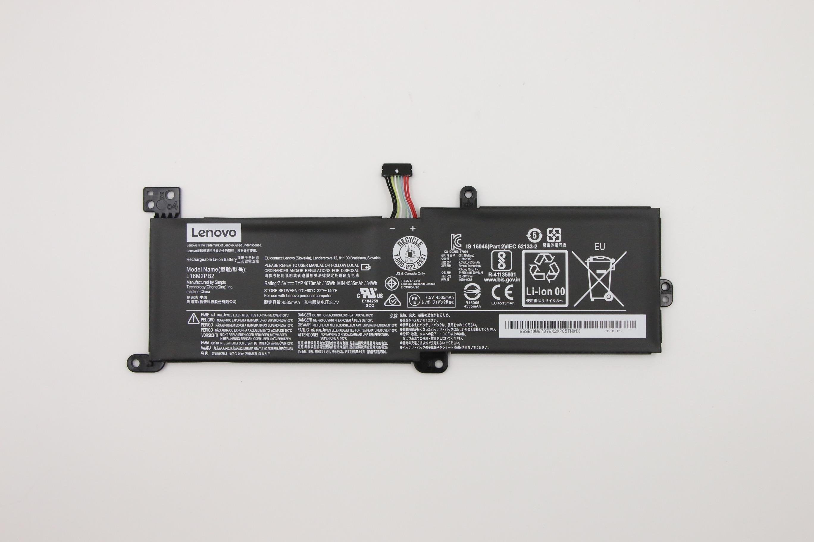EAN 5704174391852 - Lenovo 5B10W67165 refacción para laptop Batería imagen 1