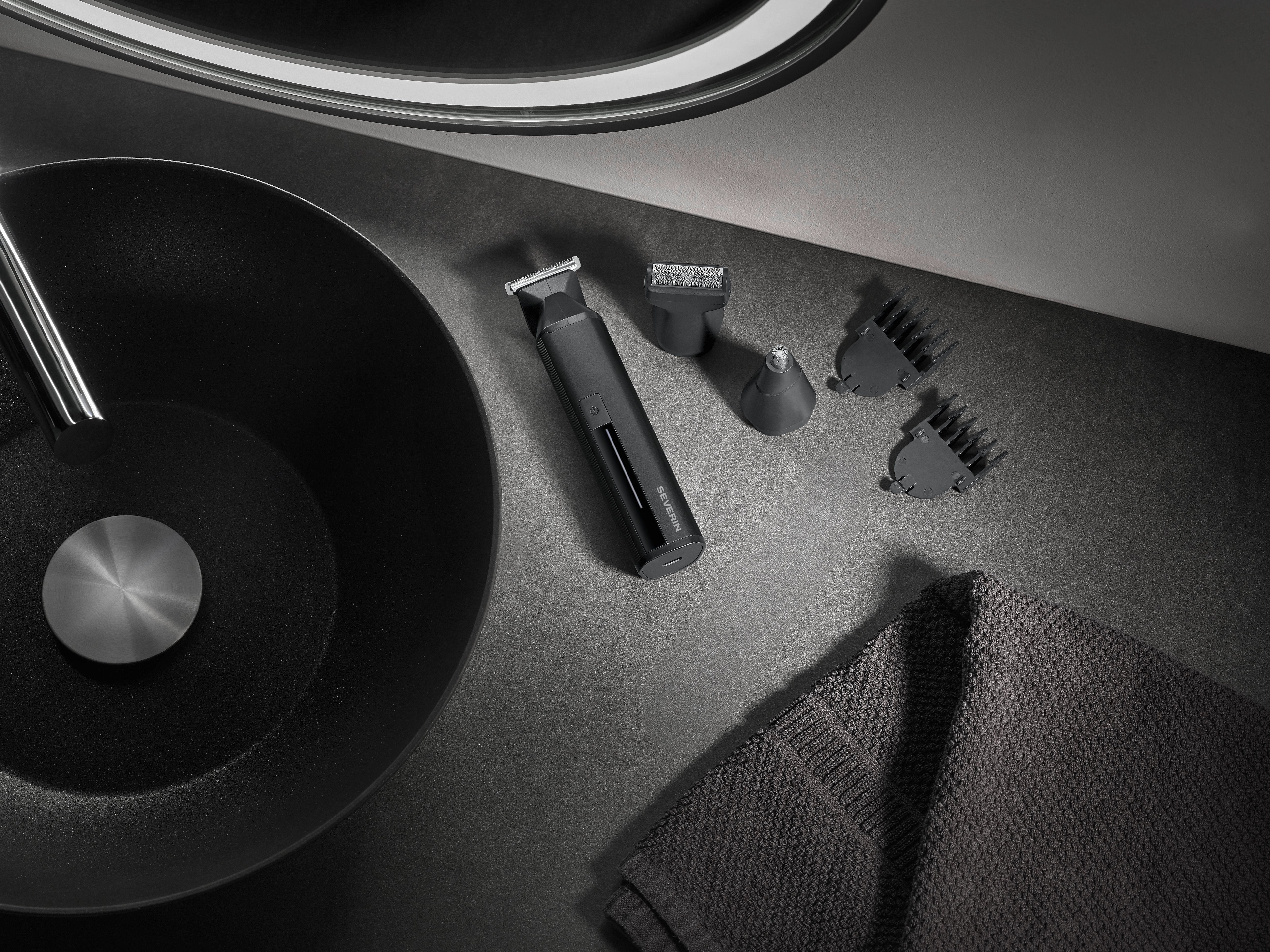 EAN 4008146047831 - Severin HS 0710 Máquina de afeitar de láminas Recortadora Negro imagen 3