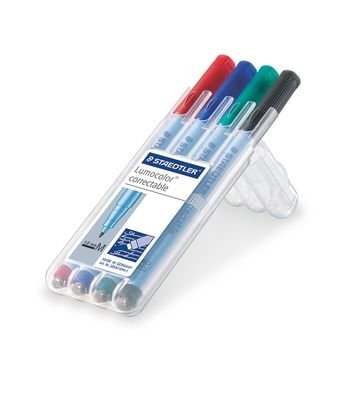 Staedtler Rotuladores Lumocolor Correct M 4st
