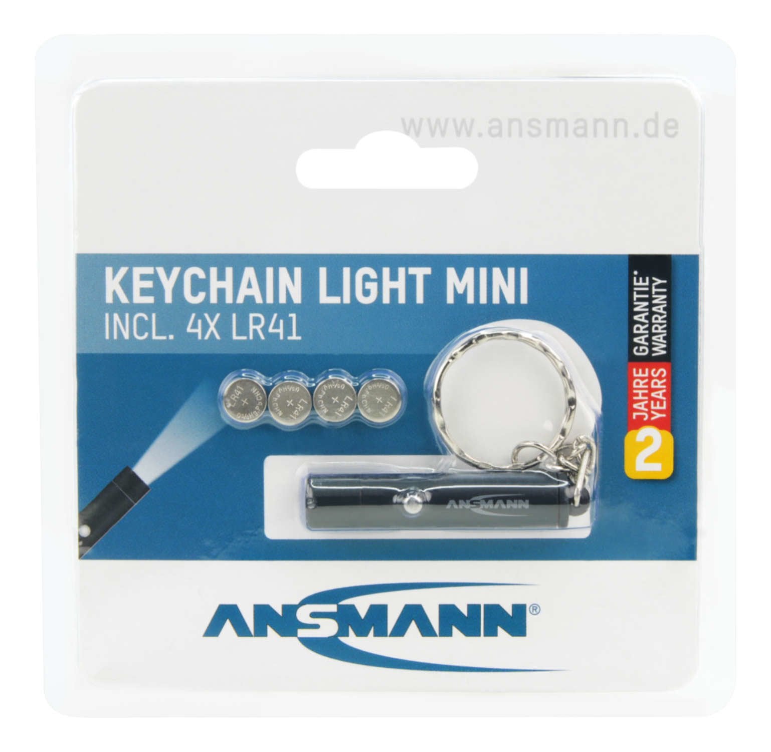 Ansmann Mini Keychain Linterna Llavero Light 1x Led 1600-0272