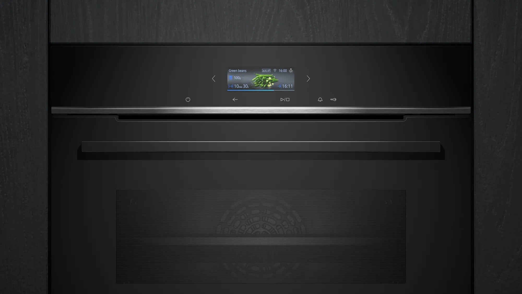 Siemens Hb774g1b1 Iq700, Horno Negro/Acero Inoxidable, 60 Cm, Home Connect Hb774g1b1