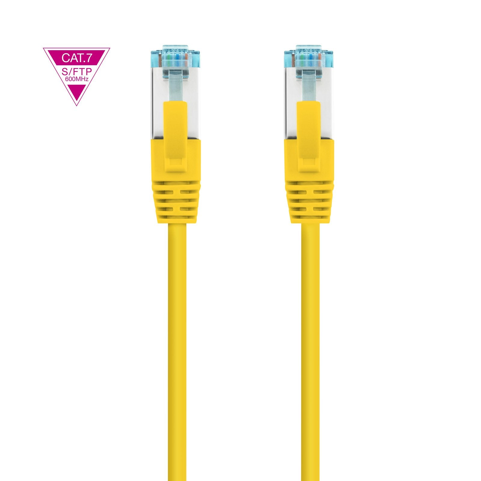 EAN 8433281011663 - Nanocable 10.20.1700-Y cable de red 0,5 m Cat7 SF/UTP (S-FTP) imagen 2