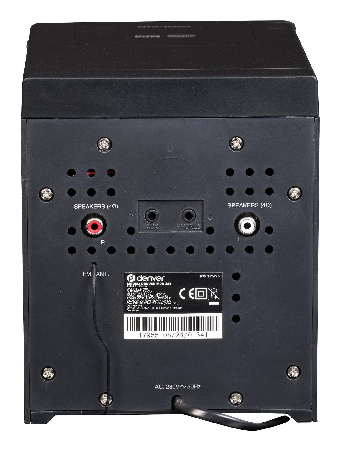 EAN 5706751075162 - Denver MDA-285 Minicadena de música para uso doméstico 50 W Negro imagen 6