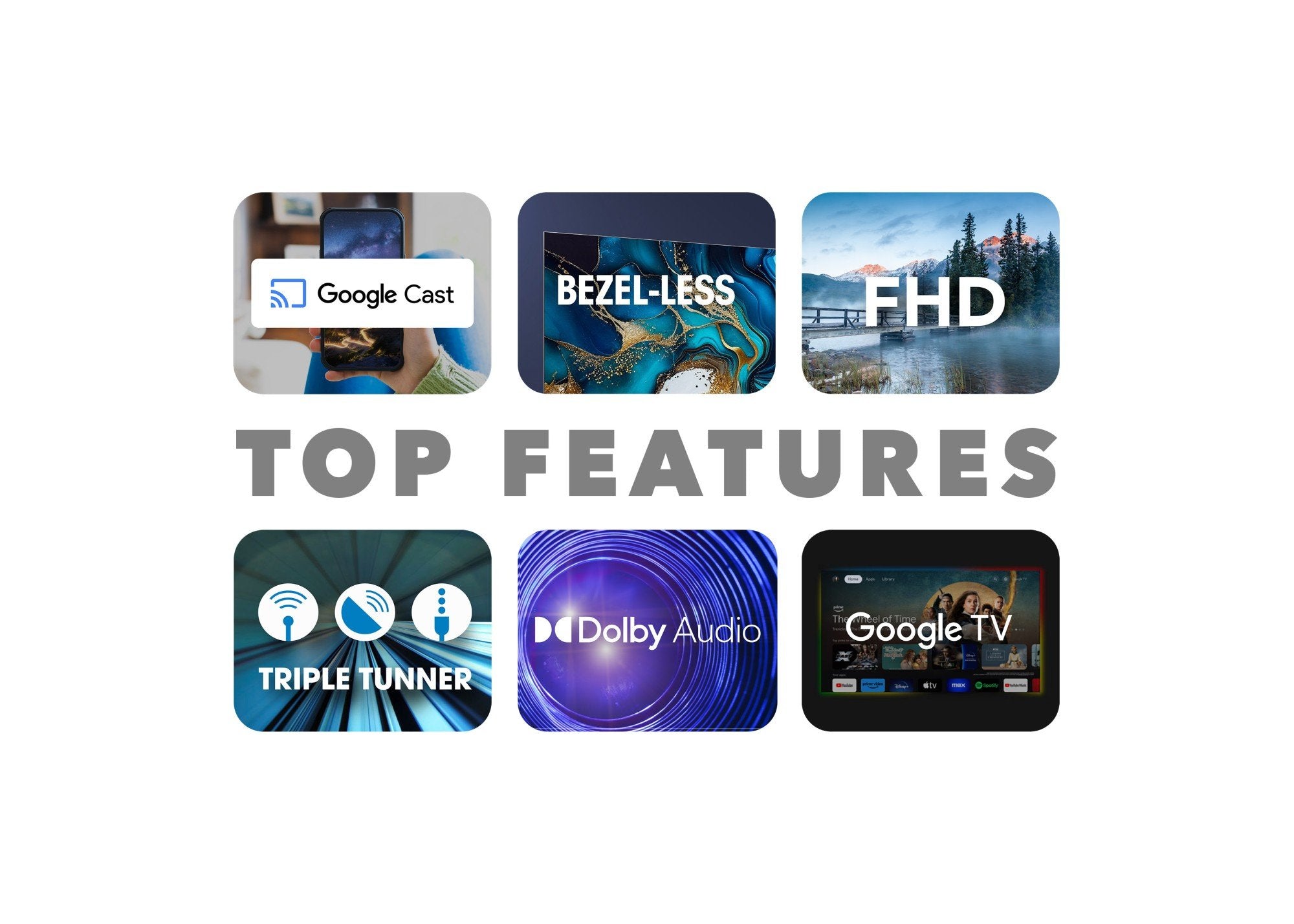 EAN 5999862467425 - Smart-Tech 40FG01V Televisor 101,6 cm (40") Full HD Smart TV Wifi Gris imagen 8