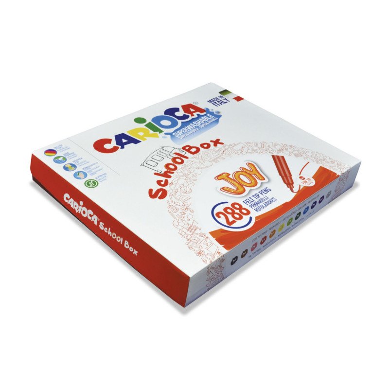 EAN 8003511428266 - Carioca 42826/A rotulador Negro, Azul, Marrón, Gris Oscuro, Gris, Azul claro, Verde claro, Naranja, Rosa, imagen 1