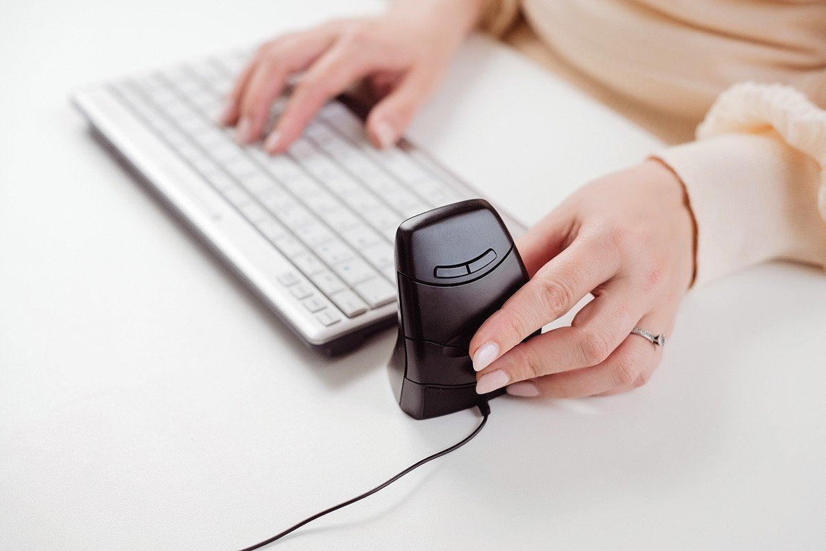 Ratón Bakkerelkhuizen Dxt 3 Ambidextro Usb Tipo C Óptico 2400 Dpi