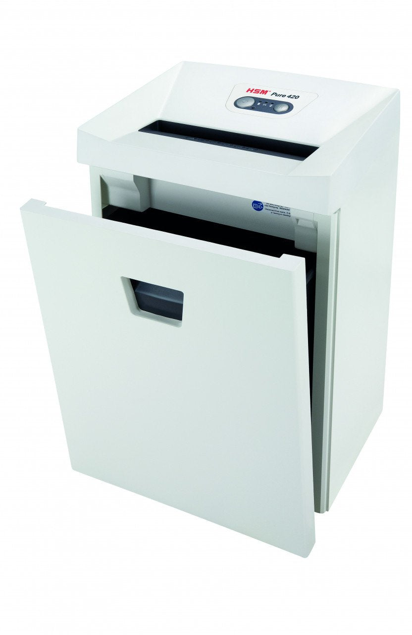 EAN 4026631054225 - HSM Pure 420 triturador de papel Corte en partículas 56 dB 24 cm Blanco imagen 5