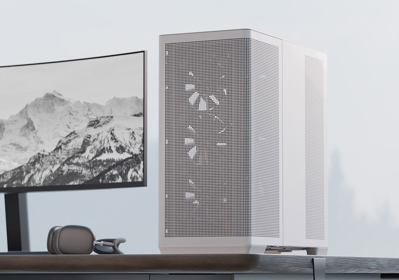 EAN 4711099479610 - APNX C1-R-WT-v1 Midi Tower Blanco imagen 5