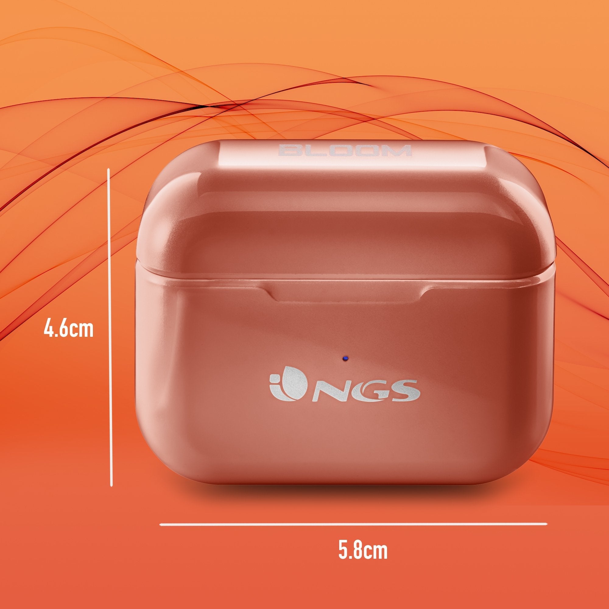 EAN 8435430622003 - NGS ARTICA BLOOM Auriculares Inalámbrico Dentro de oído Llamadas/Música USB Tipo C Bluetooth Coral imagen 11