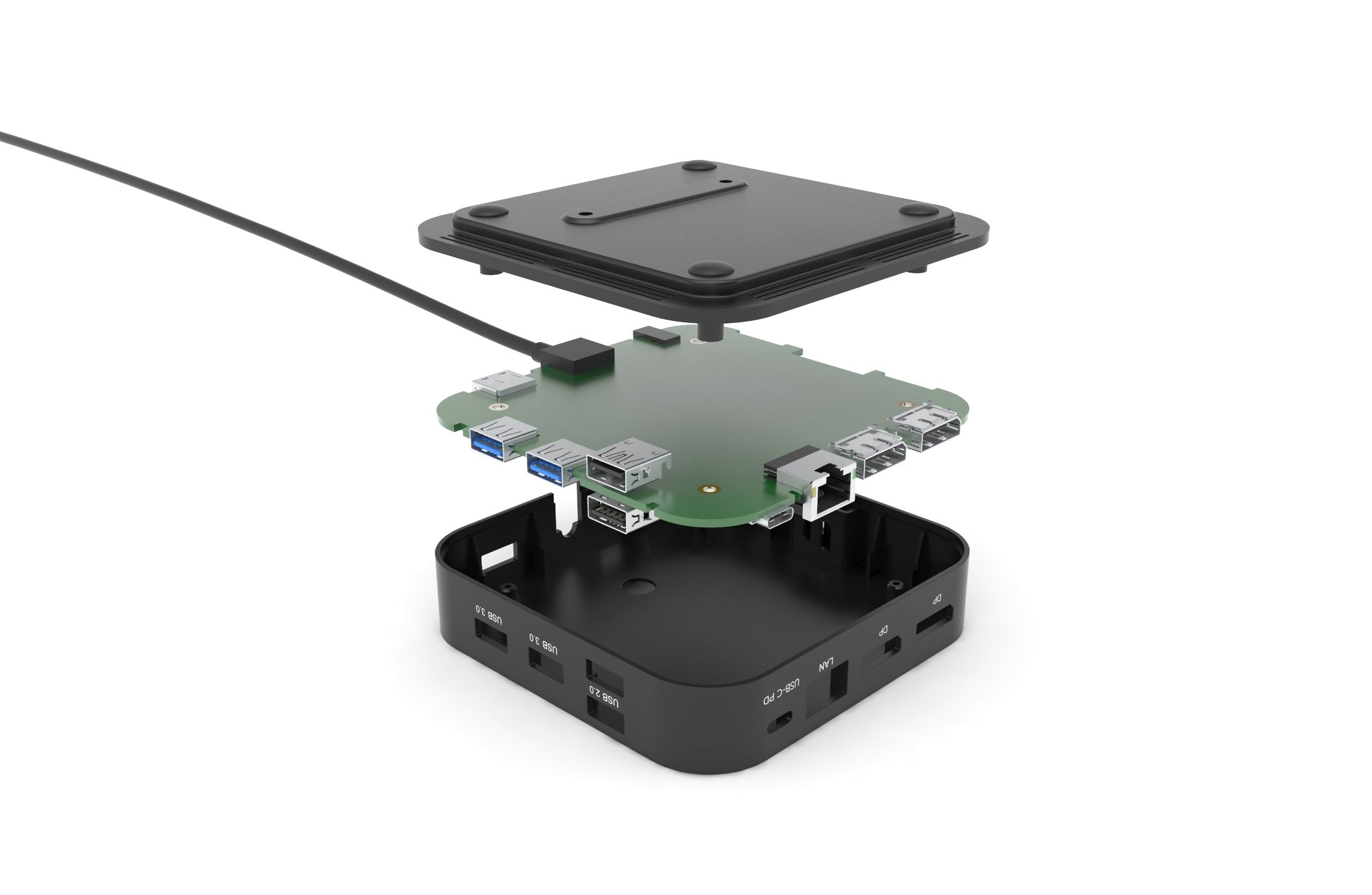 EAN 8595611703683 - i-tec C31DUALDPDOCKPD base para portátil y replicador de puertos Alámbrico USB 3.2 Gen 1 (3.1 Gen 1) Type imagen 5