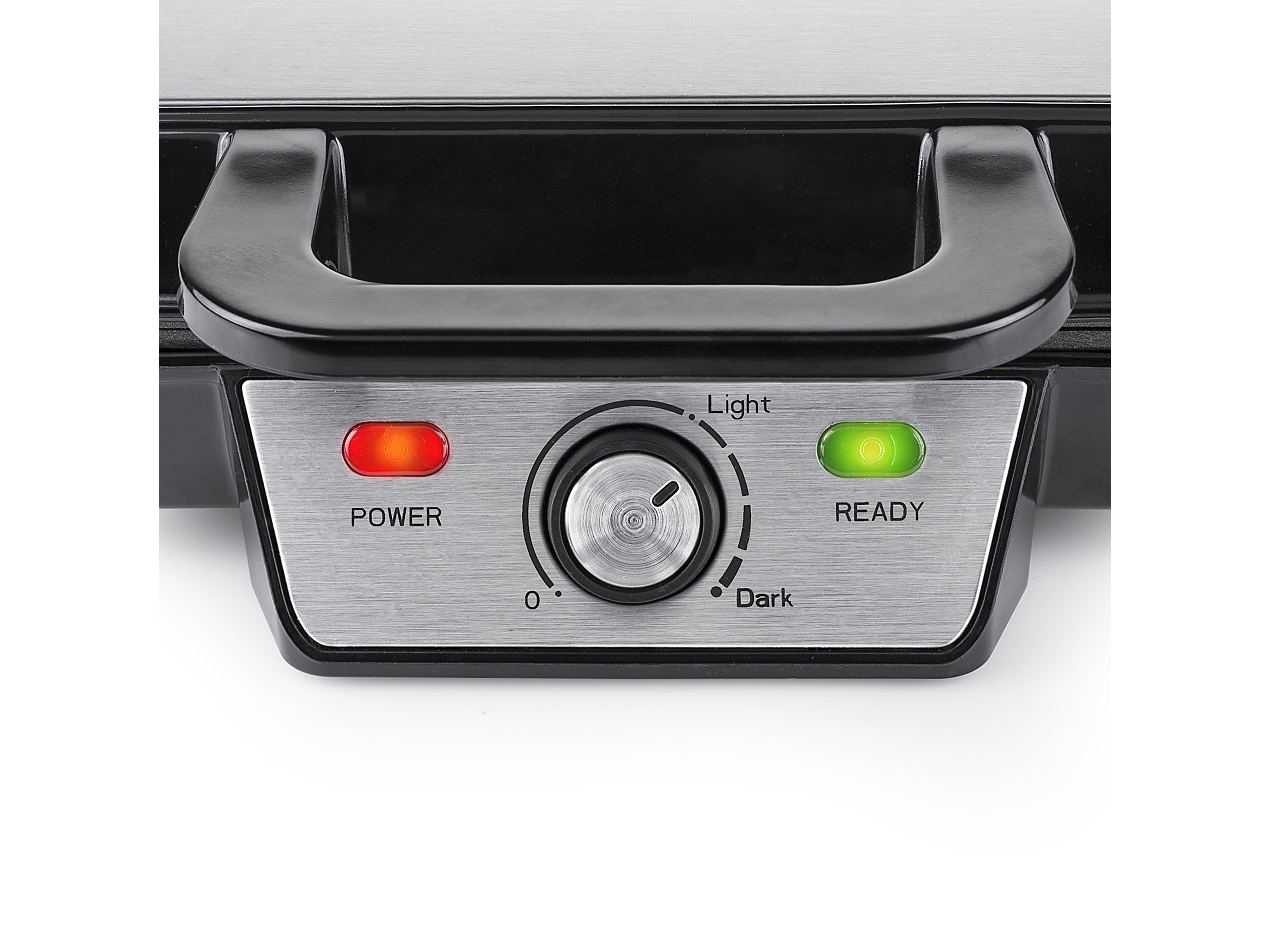 Gofrera Tristar Wf-2195, Gofres Belgas, Potencia 1000 W, Número De Gofres - 2, Acero Inoxidable Negro