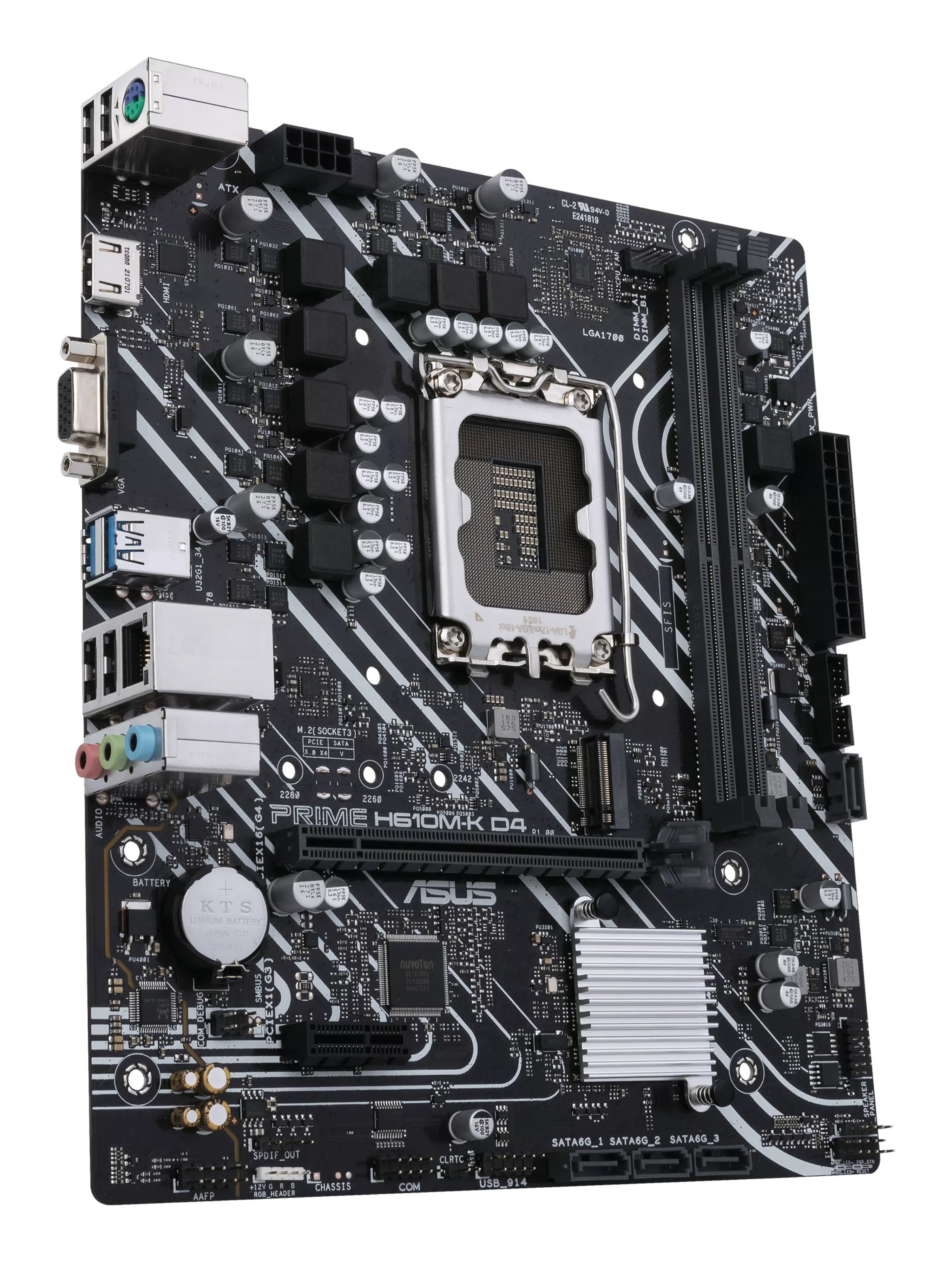 EAN 4711081565499 - ASUS PRIME H610M-K D4 Intel H610 LGA 1700 micro ATX imagen 4