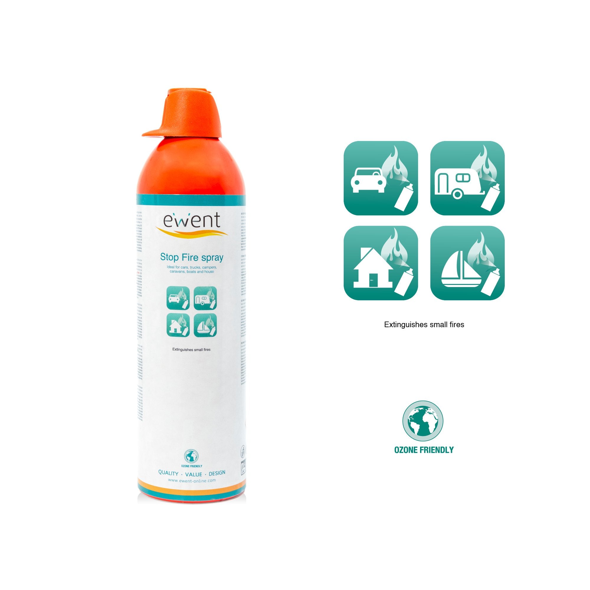 EAN 8054392619113 - Ewent EW5621 extintor de incendios Químico húmedo A, B, C, E imagen 4