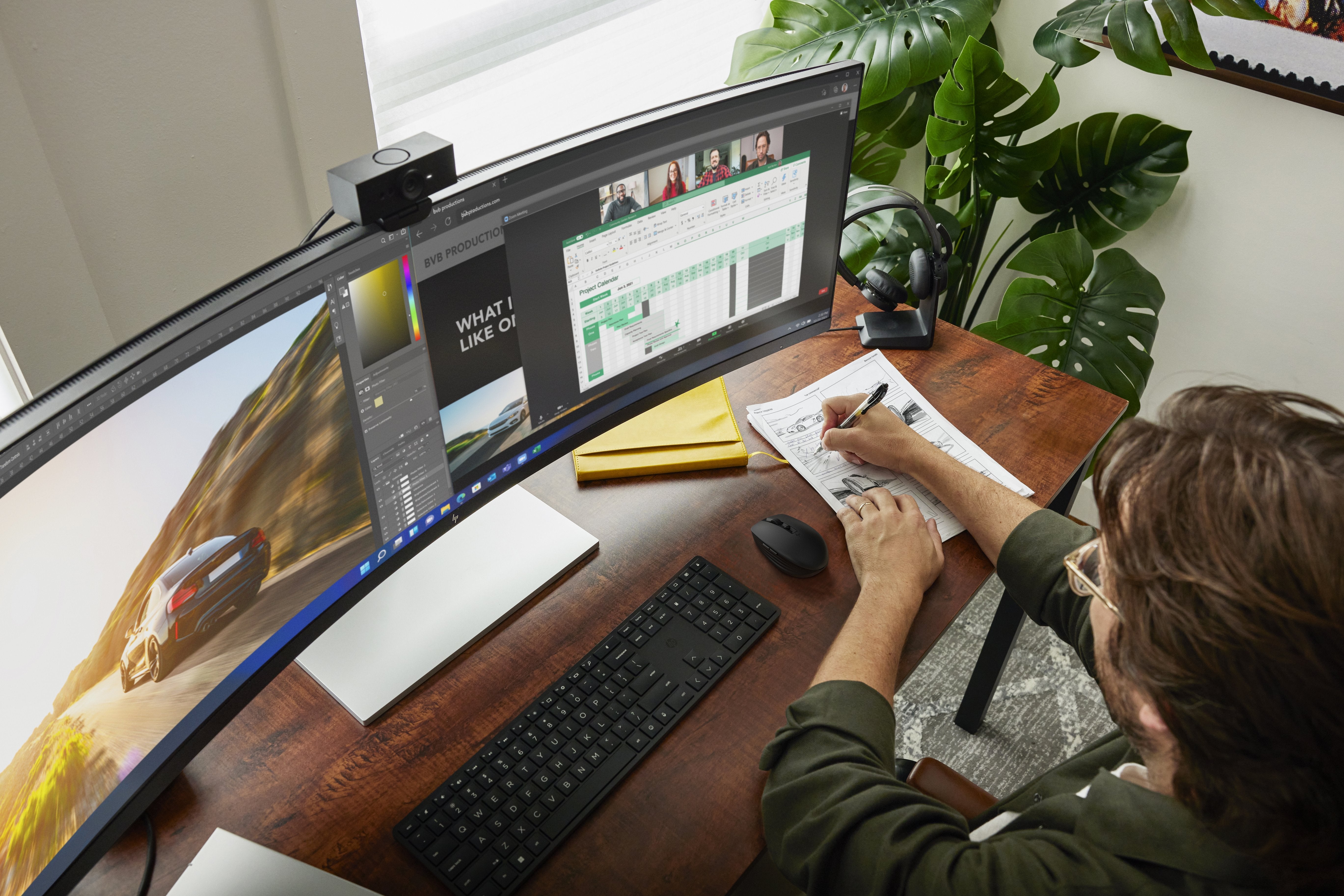 EAN 0196188160459 - HP 455 Programmable Wireless Keyboard teclado Hogar RF inalámbrico Negro imagen 7