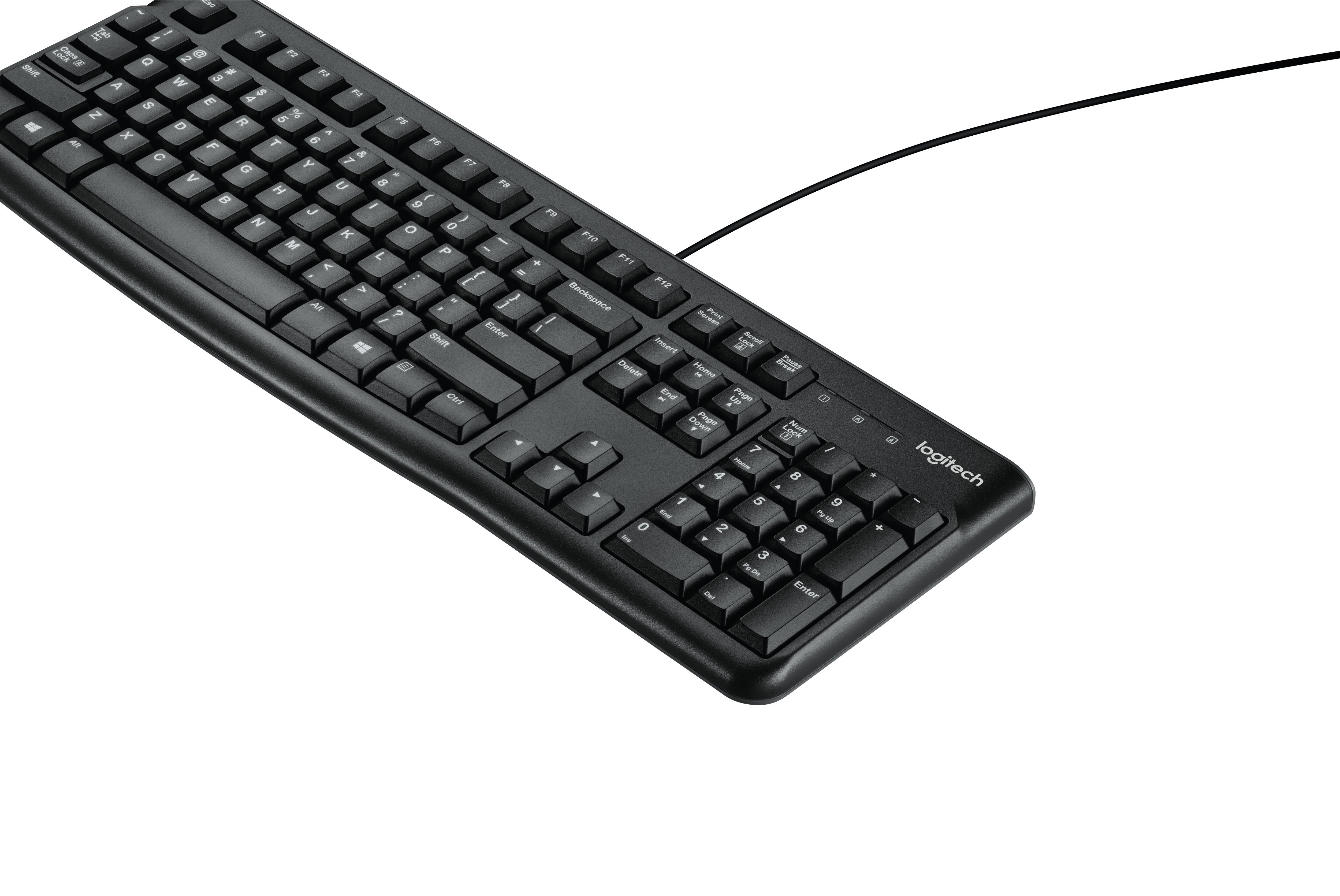 Teclado Logitech K120 Usb Negro Belga
