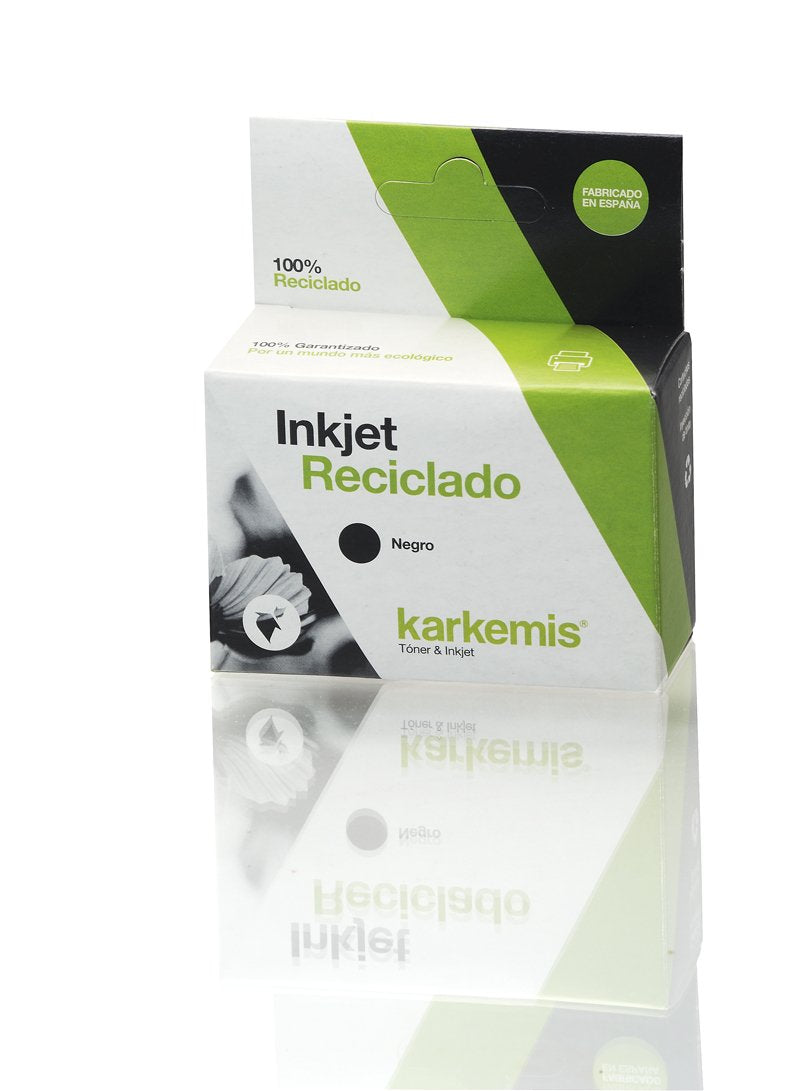 Cartucho De Tinta Reciclado Karkemis Hp 302 Xl Alta Capacidad Negro