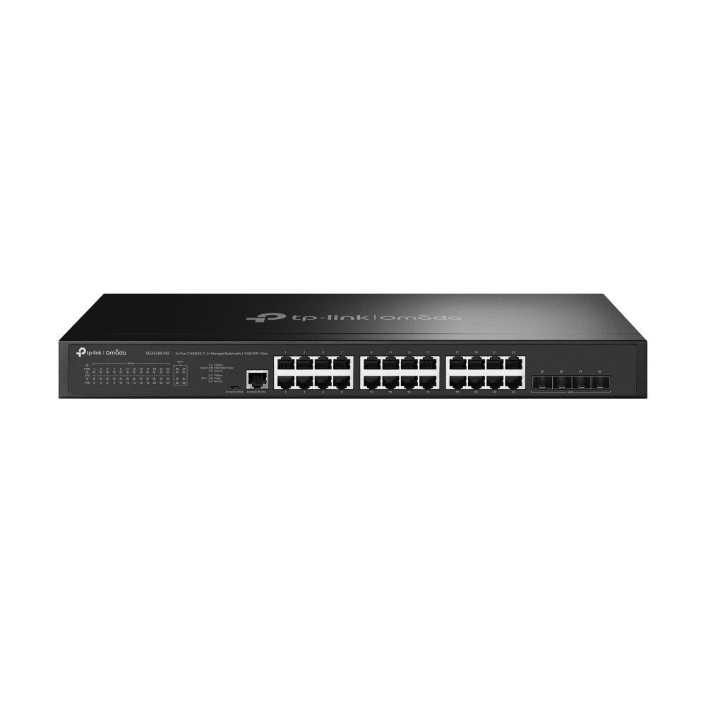 Tp-Link Tl-Sg3428x-M2 Switch Gestionado L2+ 2.5g Ethernet (100/1000/2500) 1u Negro
