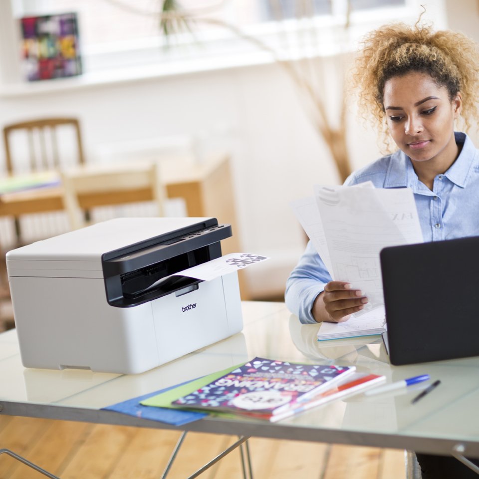 Impresora Brother Dcp-1610w Mfp-Laser A4 20p/Min,150bl,16mb,Usb,Wlan