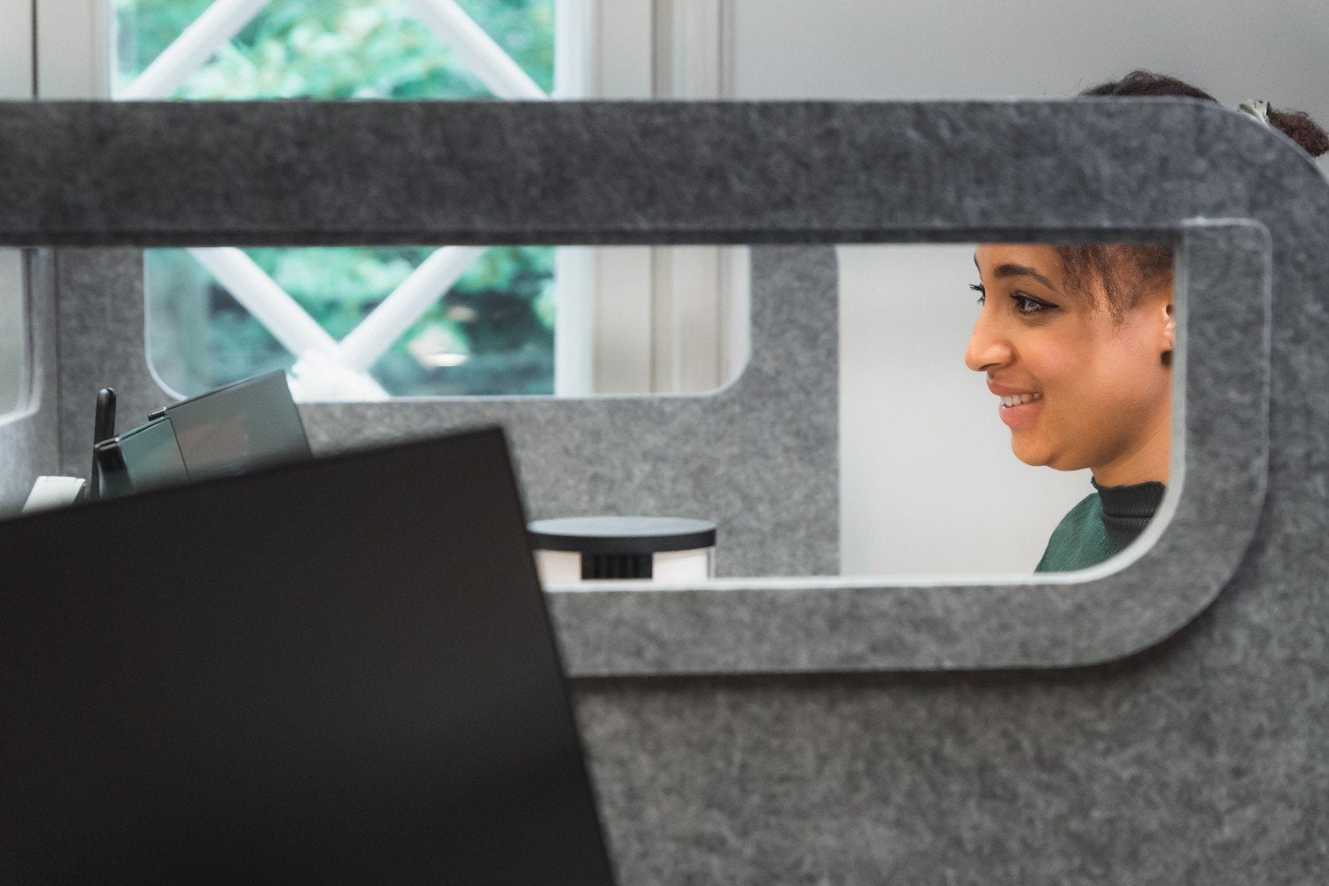 Bakkerelkhuizen Be Safety Screen Schutzwand U-Form W160h60d80 Inkl. Acryl-Fenster