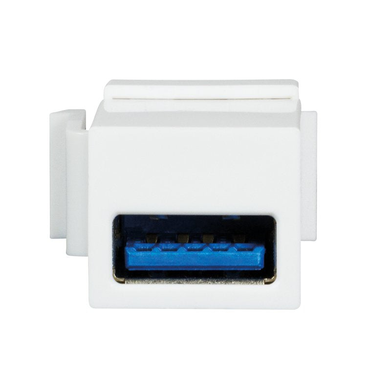 Keystone Empalme Usb 3.0-A F F, Blanco Logilink