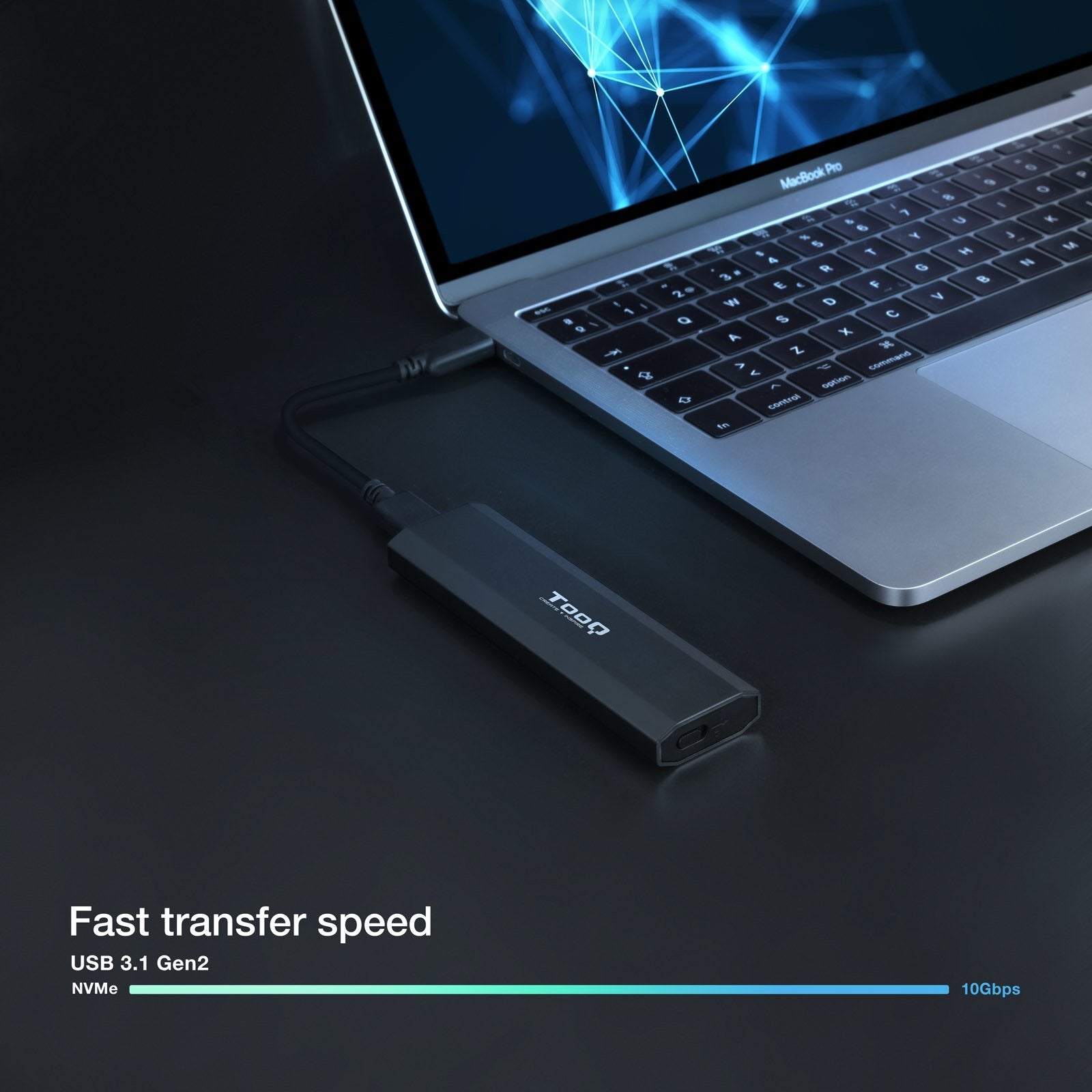 EAN 8433281011427 - TooQ Shura Caja externa para unidad de estado sólido (SSD) Negro M.2 imagen 7