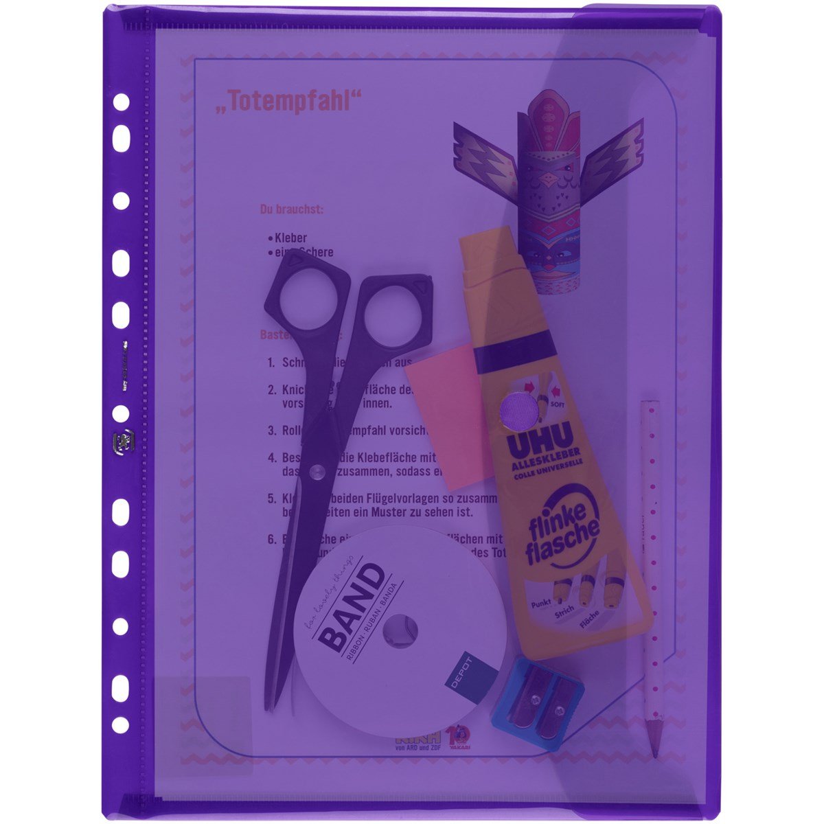 Oxford Brieftaschen Din A4 Abgerundete Ecken 6mk