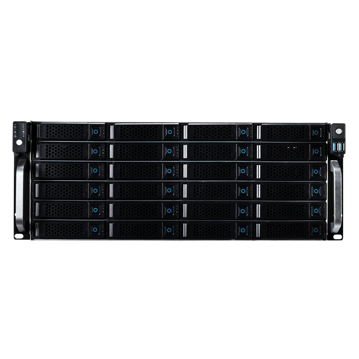 Caja Pc Unykach 19 4u 24 Bahias Hot Swap Atx Usb 3.0