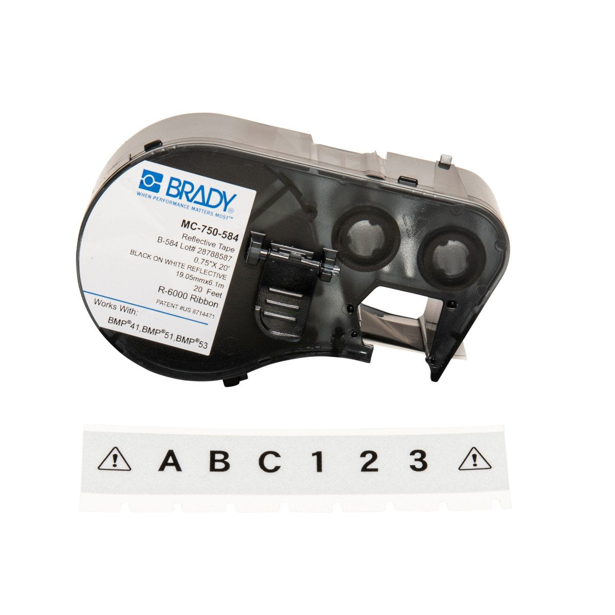 Bmp41/Bmp51/Bmp53/M511 Label Printer Labels M4c-750-584