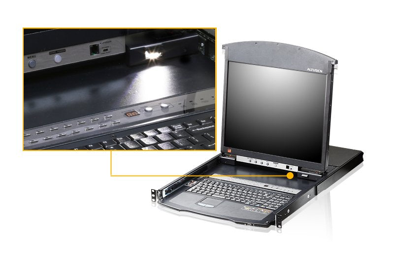 EAN 4719264642623 - ATEN KL1516AIN-AXA-XG consola de rack 48,3 cm (19") Negro 1U imagen 4