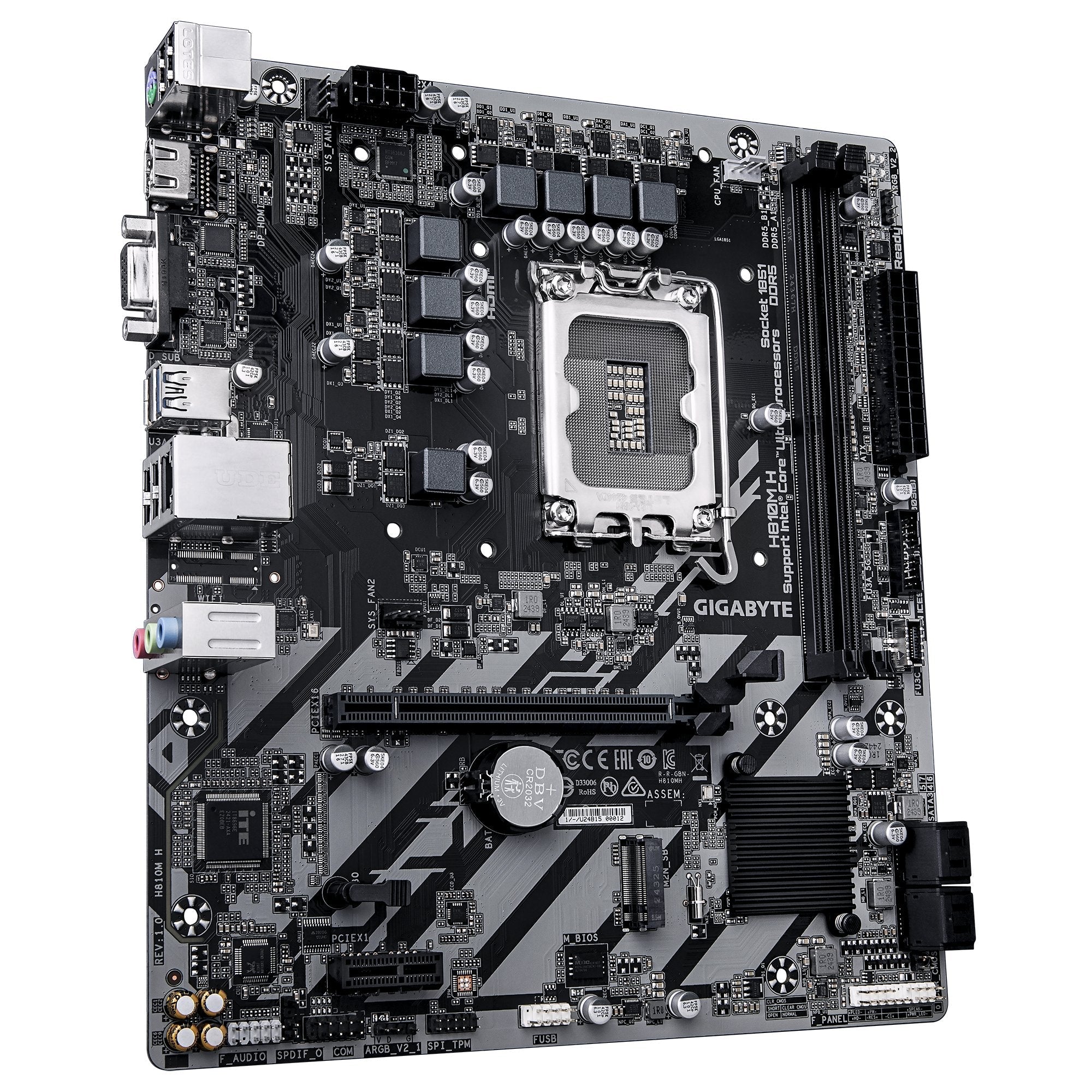 EAN 4719331869540 - GIGABYTE H810M H placa base Intel H810 LGA 1851 (Socket V1) micro ATX imagen 3