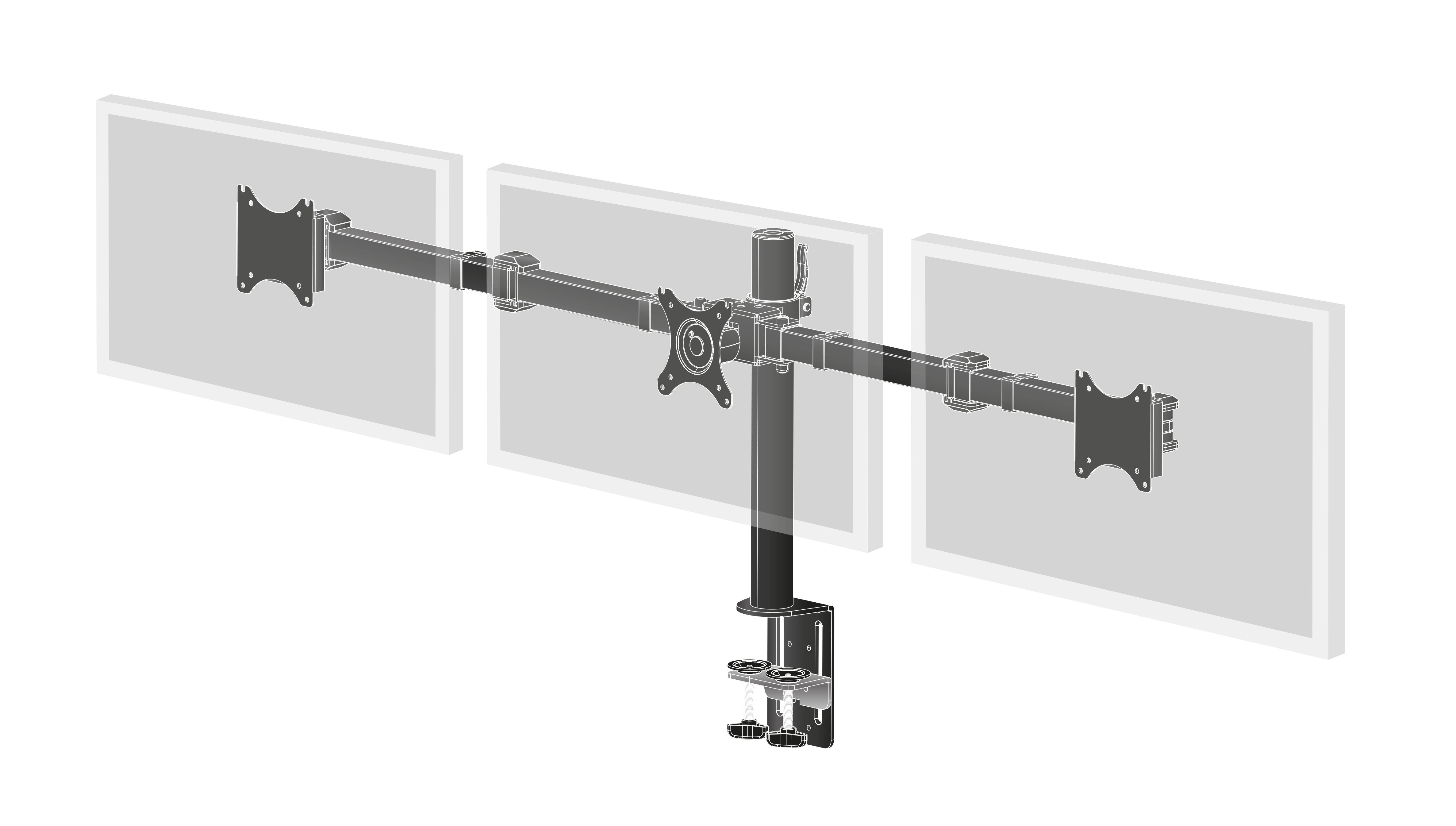 EAN 4948570032273 - iiyama Desk Mount 68,6 cm (27") Escritorio Negro imagen 2