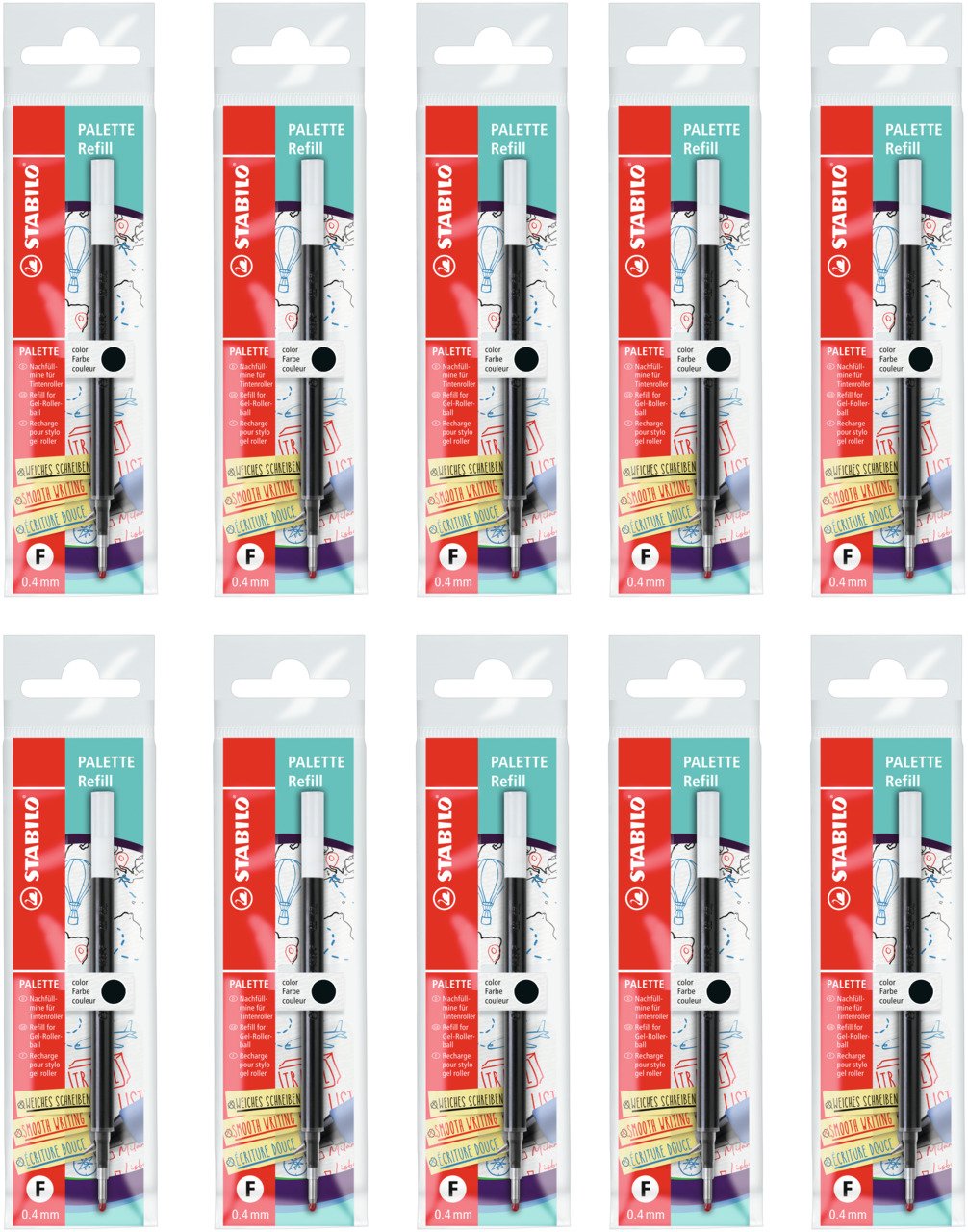 EAN 4006381552875 - STABILO PALETTE Fino Negro 10 pieza(s) imagen 1