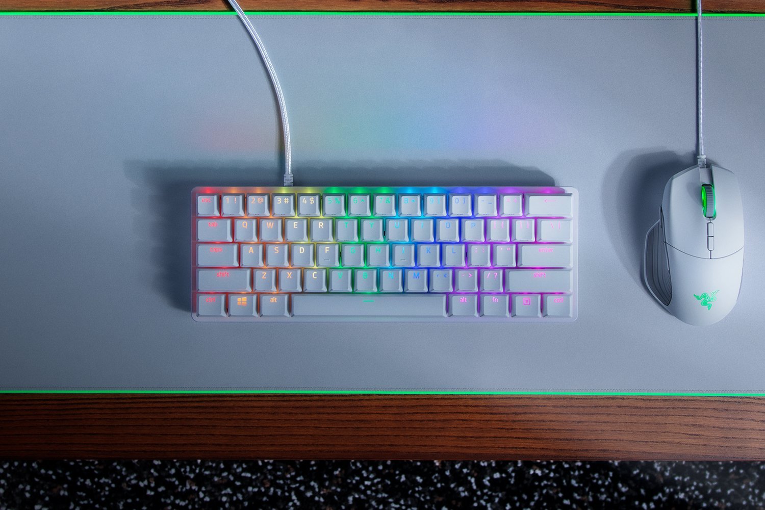 EAN 8886419349457 - Razer Huntsman Mini teclado Juego USB QWERTY Inglés Blanco imagen 1