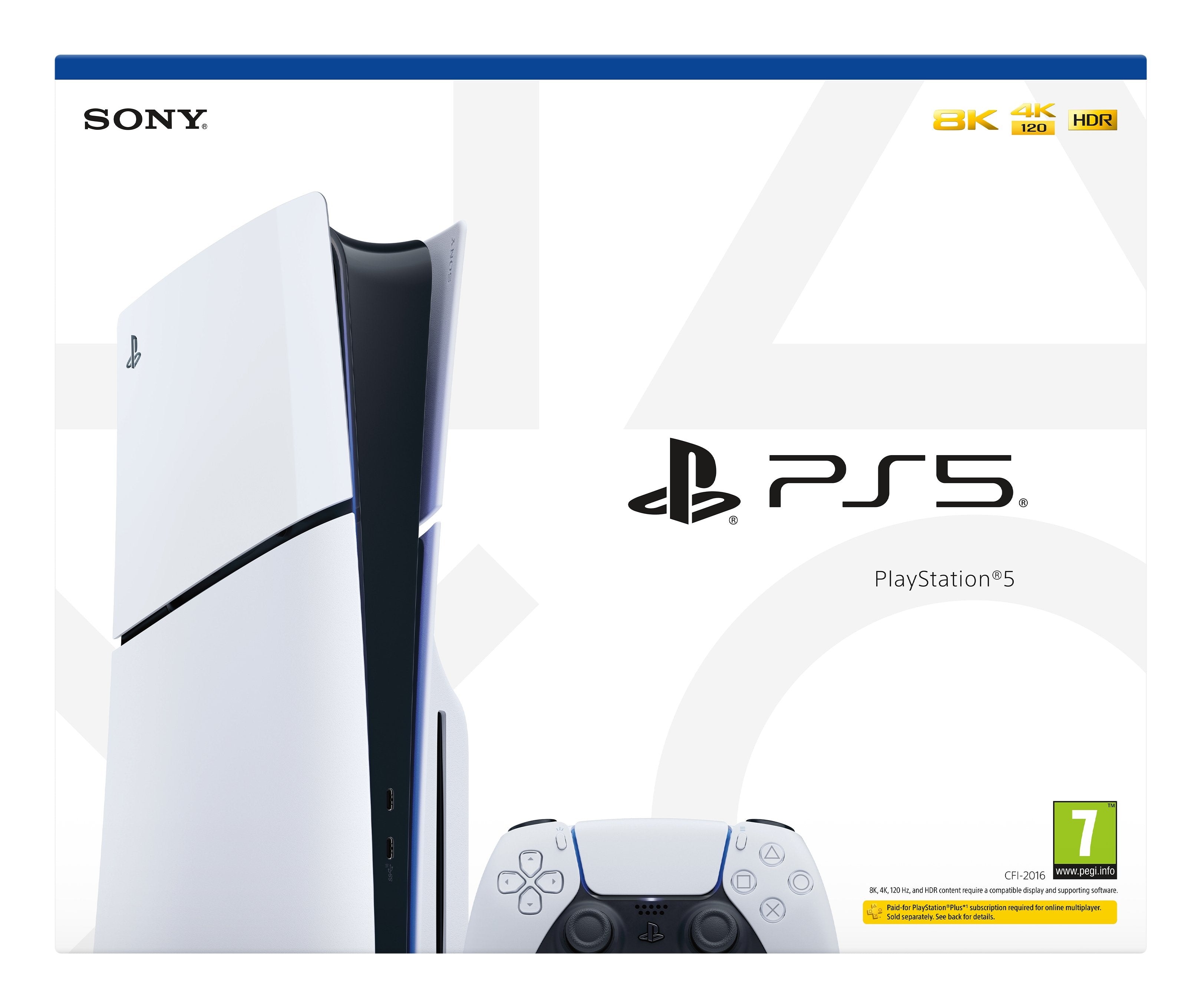 EAN 0711719577195 - Sony PlayStation 5 Slim 1 TB Wifi Negro, Blanco imagen 2