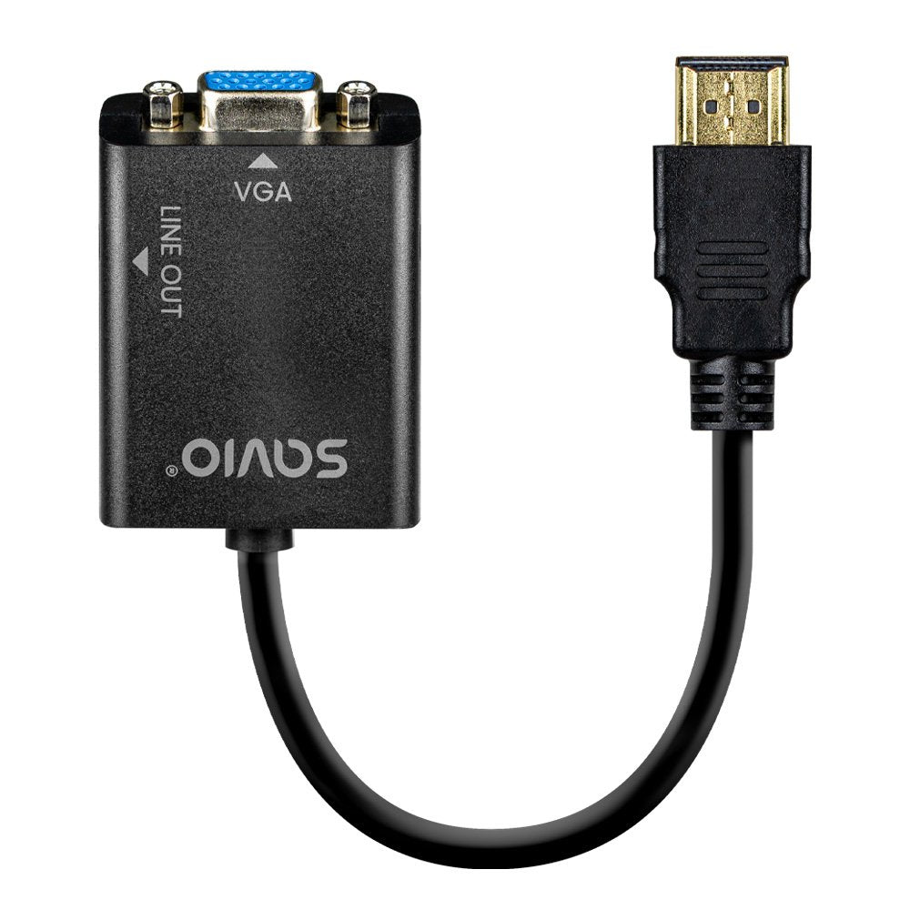 EAN 5901986048947 - Savio AK-76 adaptador de cable de vídeo Negro imagen 1